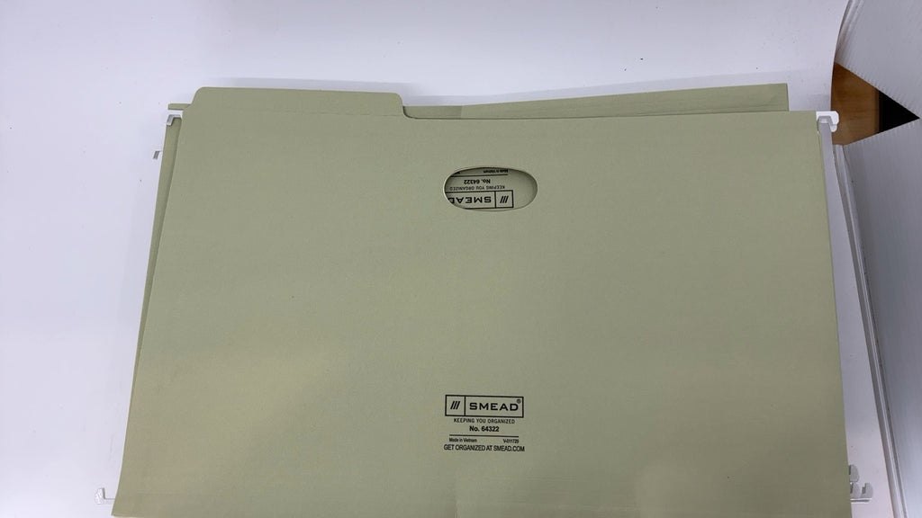 Smead FasTab Hanging Pocket with Full-Height Gusset, 3-1/2" Expansion, 1/3-Cut Built-in Tab, Legal Size, Moss, 9 per Box (64322) - Image 6