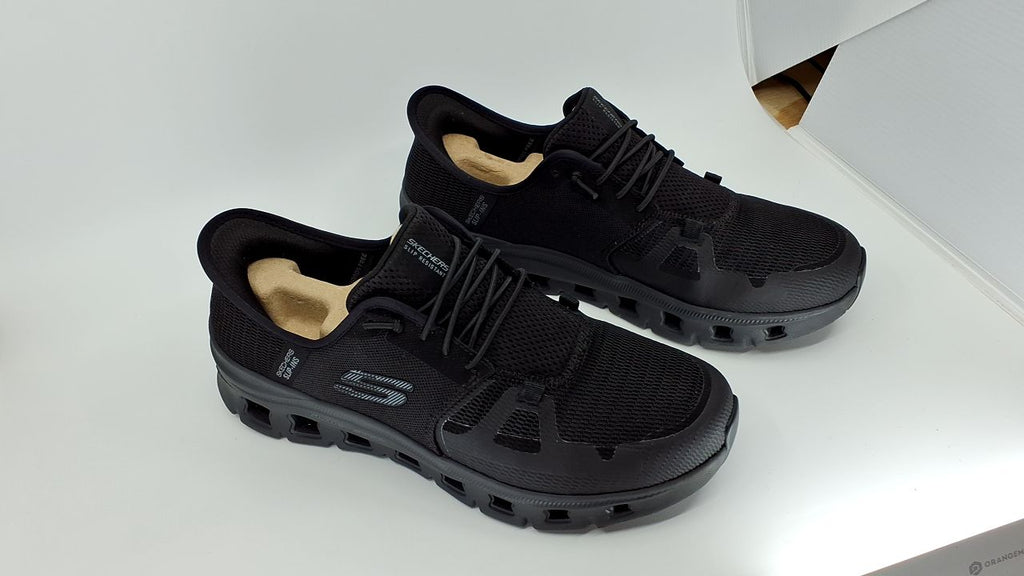 Skechers Men's Slip-Resistant Glide-Step Pro Slip-ins Work Sneakers, Black, 9 - Image 7