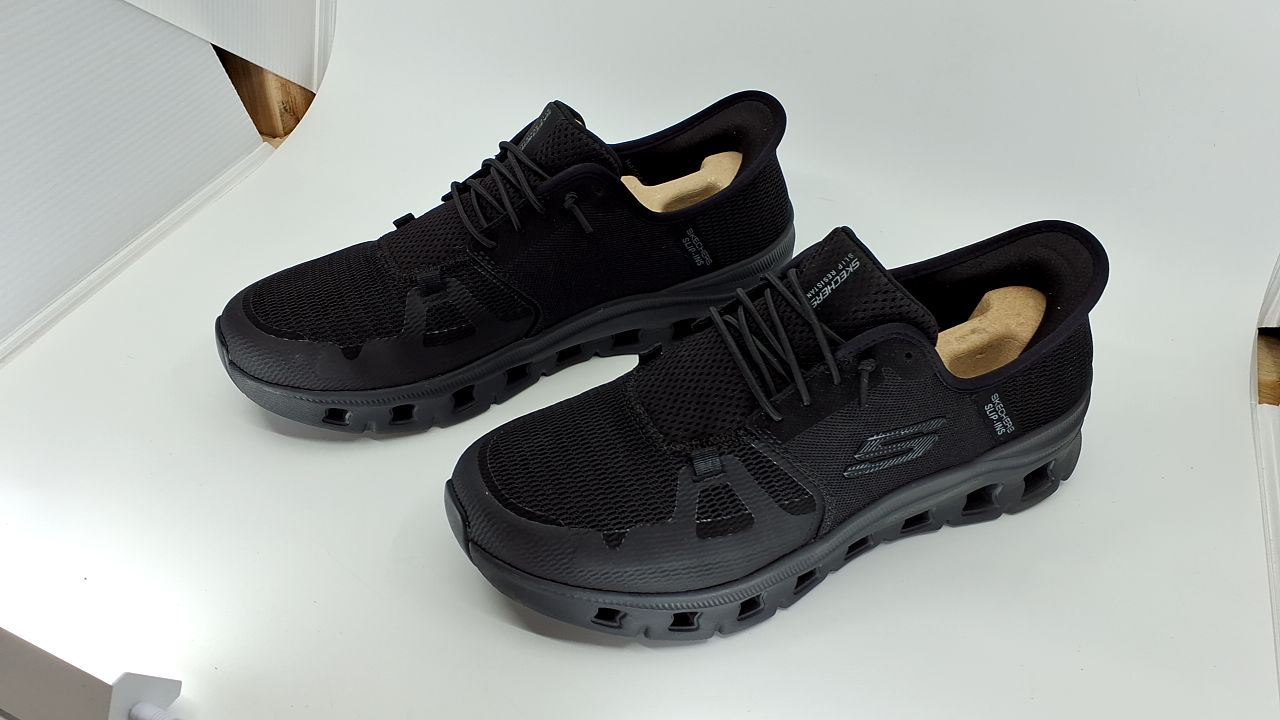 Skechers Men's Slip-Resistant Glide-Step Pro Slip-ins Work Sneakers, Black, 9 - Image 8