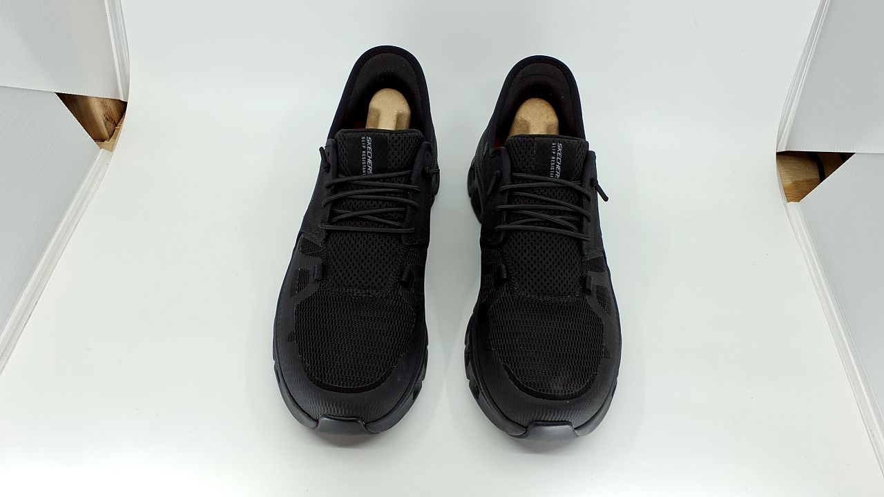 Skechers Men's Slip-Resistant Glide-Step Pro Slip-ins Work Sneakers, Black, 9 - Image 9