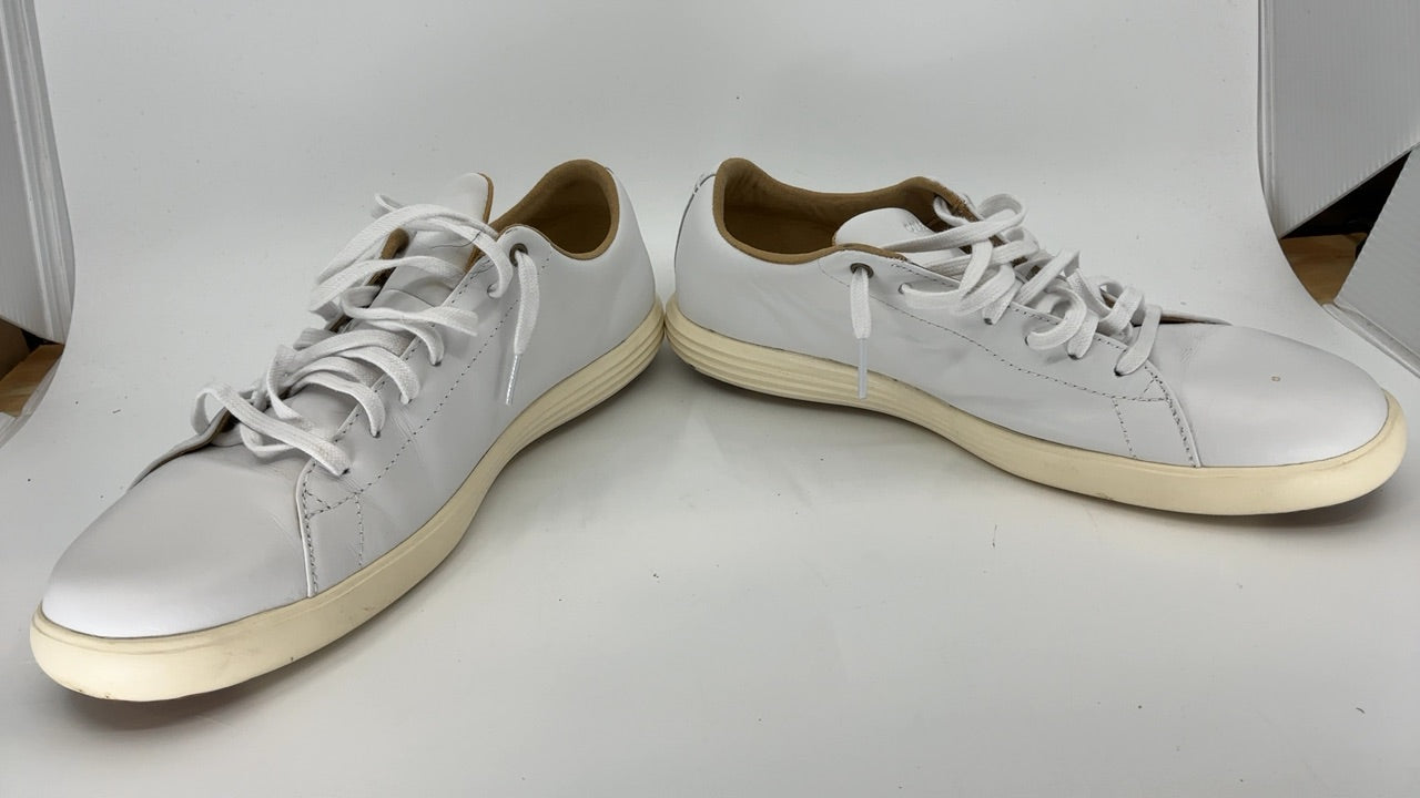 Cole Haan Men's Grand Crosscourt II Sneaker, white leather, 8.5 Medium US - Image 7