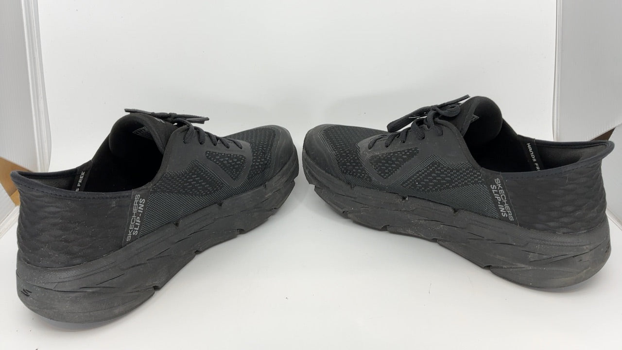 Men's Skechers Max Cushioning Slip-Ins 9 X-Wide Black Running Shoes