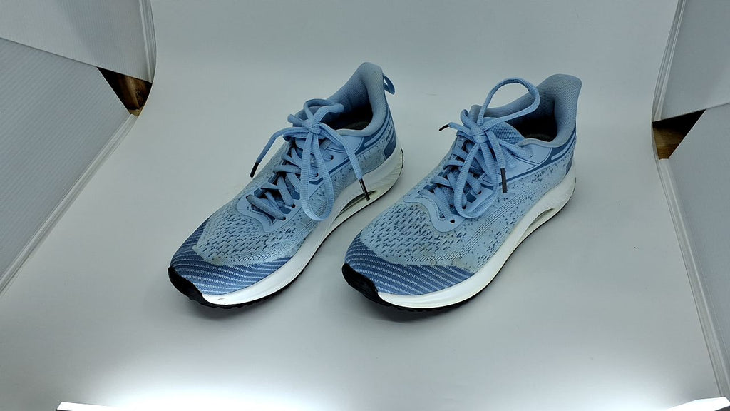 Womens Walking Shoes Size 8 Light Blue Orthotic Sneakers for Pain Relief