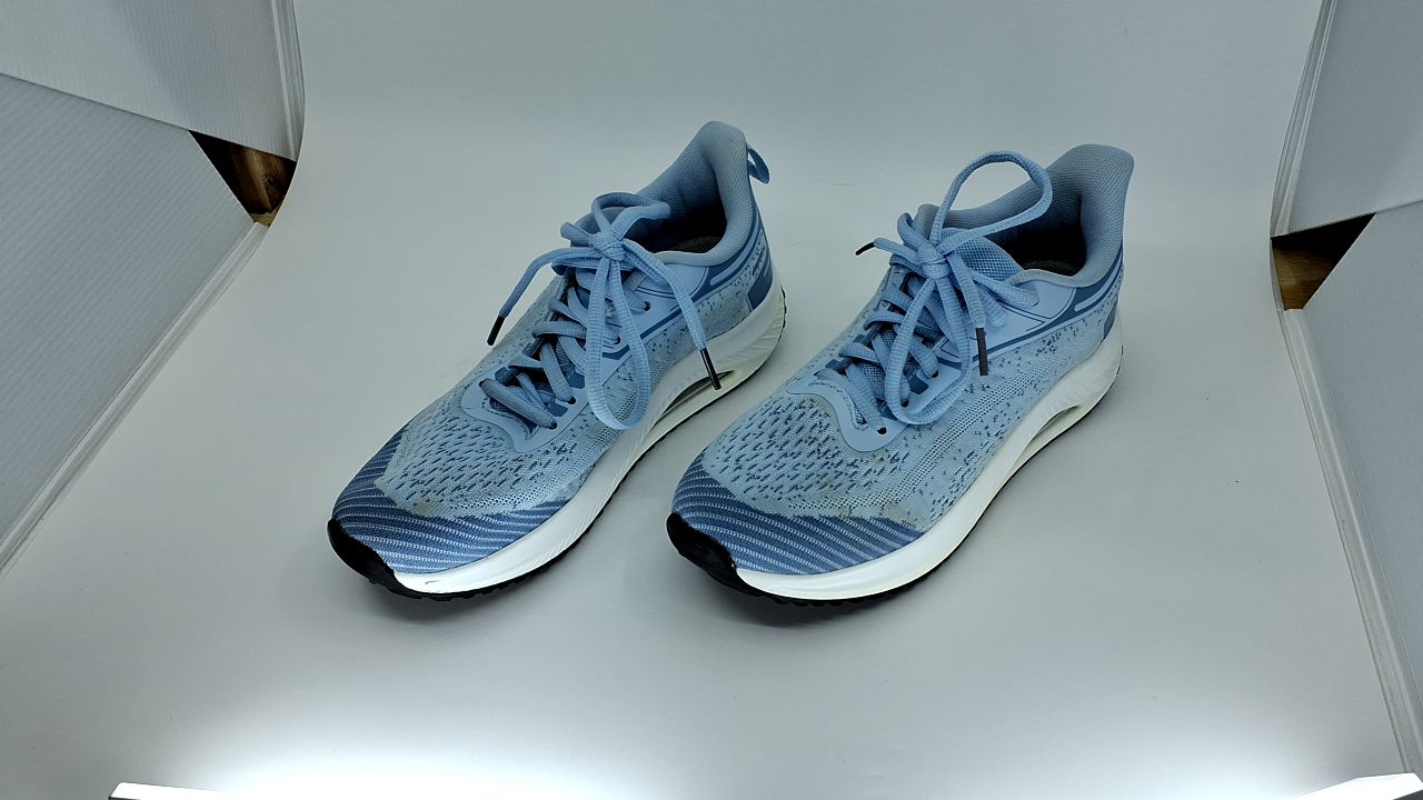 Womens Walking Shoes Size 8 Light Blue Orthotic Sneakers for Pain Relief