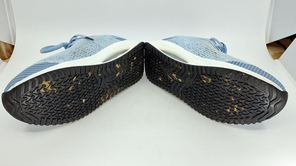 Womens Walking Shoes Size 8 Light Blue Orthotic Sneakers for Pain Relief