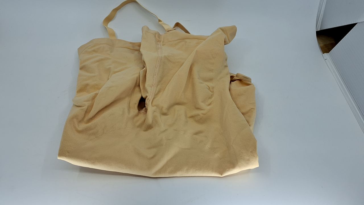 SHAPERX Bodysuit for Women Tummy Control Shapewear Mid-Thigh Seamless Full Body Shaper, SZ6224-Beige-L - Image 4