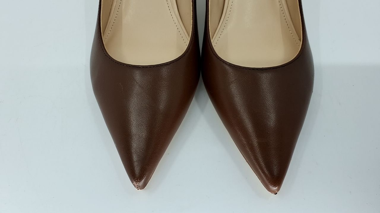 Marc Fisher Women's Alola Pump, Medium Brown Leather 210, 7.5 - Image 6