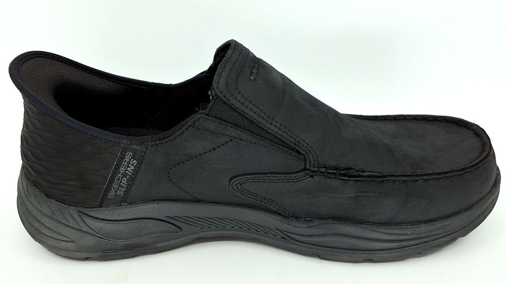 Skechers Men's Arch Fit Motley-Milo Slip-On, BBK (Black/Black), 13 X-Wide - Image 2