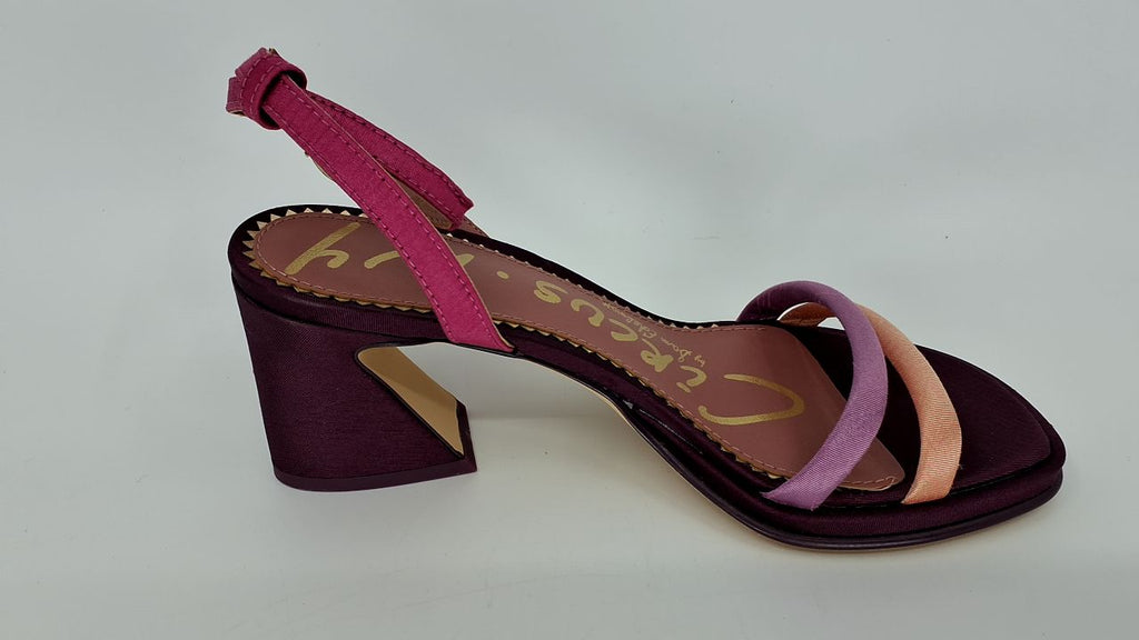 Circus NY by Sam Edelman Women's Holly Heeled Sandal, Blush/Lilac/Punchy Pink, 6 - Image 6