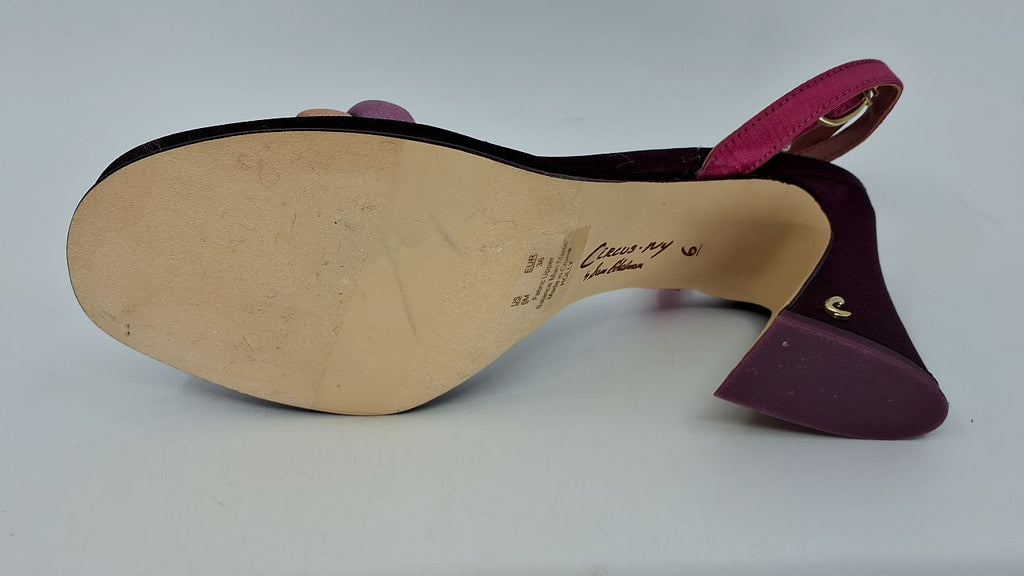 Circus NY by Sam Edelman Women's Holly Heeled Sandal, Blush/Lilac/Punchy Pink, 6 - Image 8