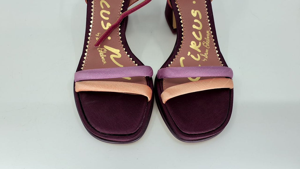 Circus NY by Sam Edelman Women's Holly Heeled Sandal, Blush/Lilac/Punchy Pink, 6 - Image 10