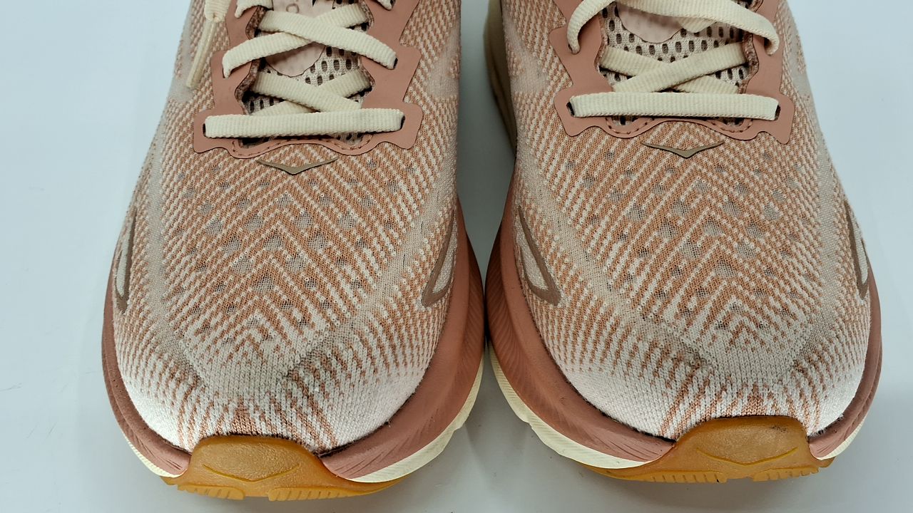 HOKA ONE ONE Clifton 9 Womens Shoes Size 8, Color: Sandstone/Cream - Image 10