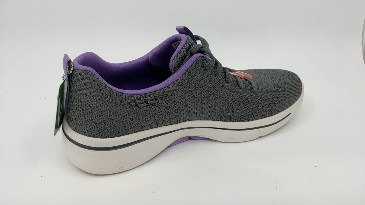 Skechers Women's Go Walk Arch Fit Unify, Gray/Lavender, 8.5 - Image 7