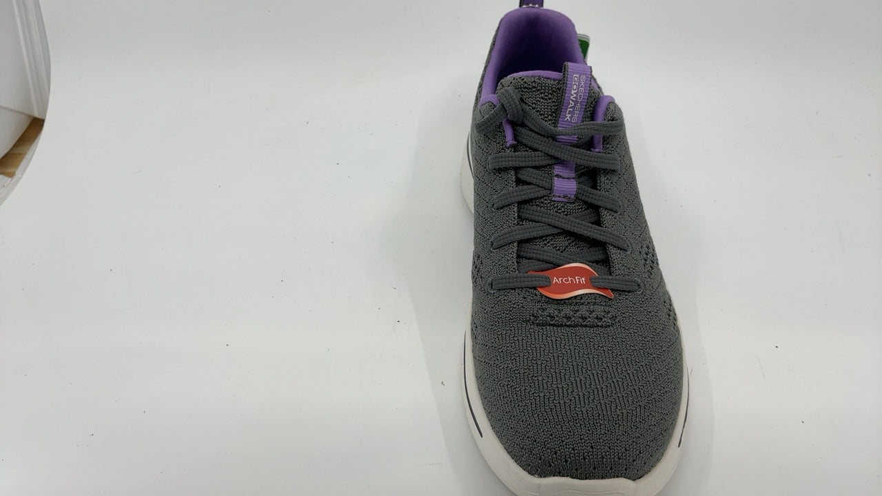 Skechers Women's Go Walk Arch Fit Unify, Gray/Lavender, 8.5 - Image 8