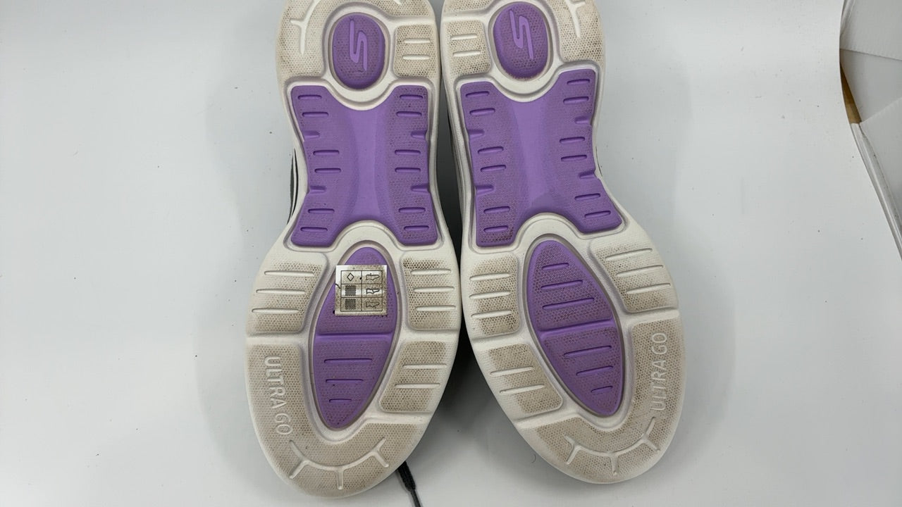 Skechers Women's Go Walk Arch Fit Unify, Gray/Lavender, 8.5 - Image 9