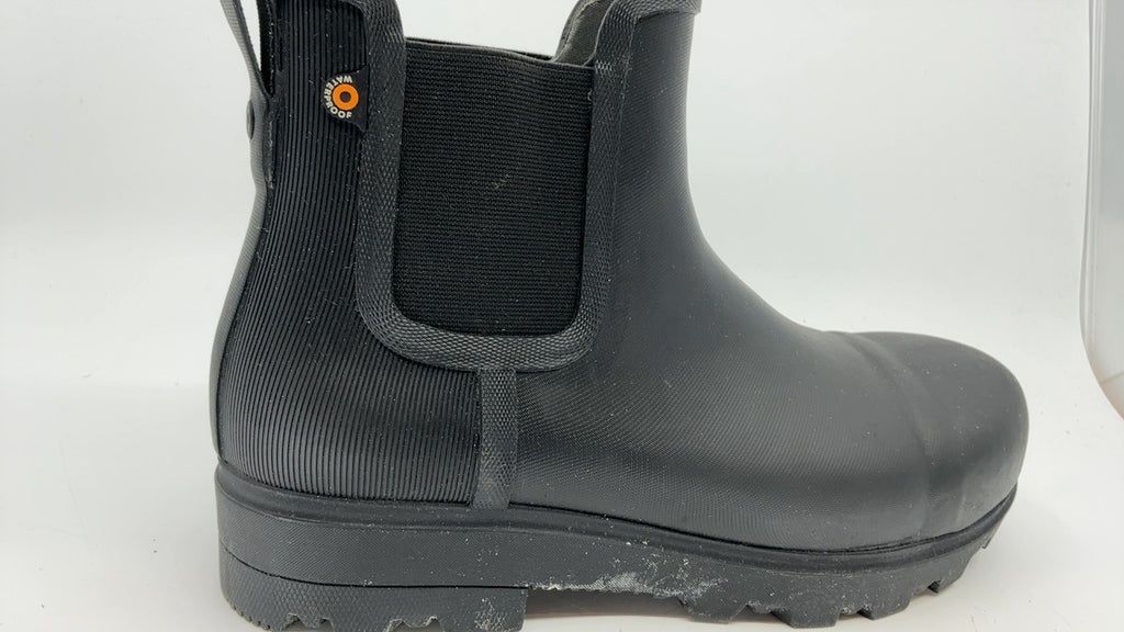 Bogs Womens Laurel Chelsea Safety Toe Boot, Black, Size 9 - Image 2
