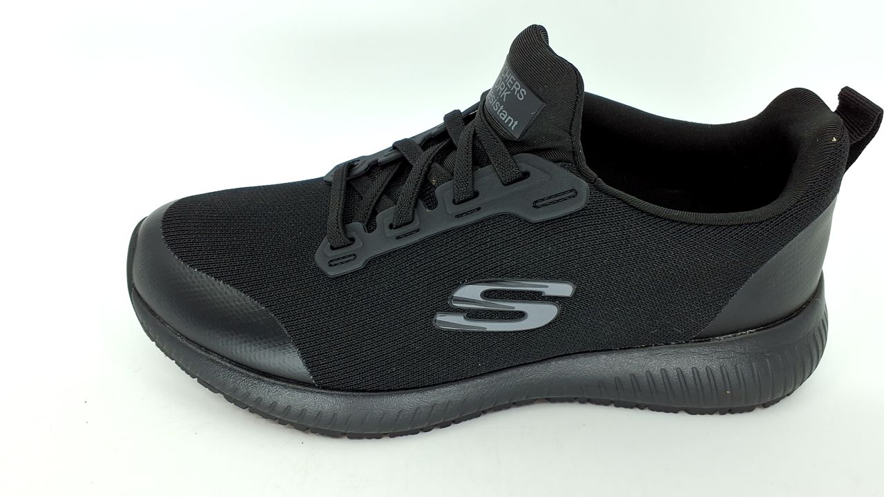 Skechers Women's Squad Sr Food Service Shoe, Black, 7 - Image 7