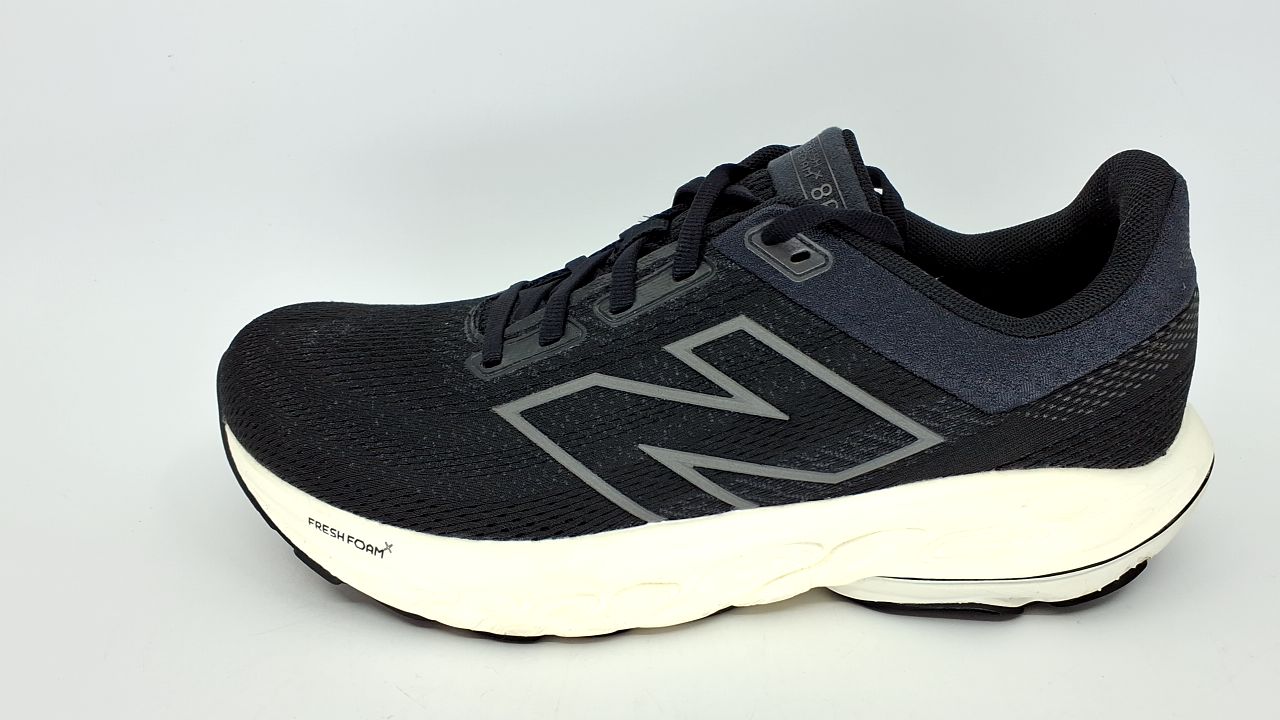 New Balance Women's Fresh Foam X 860 V14 Running Shoe, Black/Phantom/Angora, 9.5 Wide - Image 7