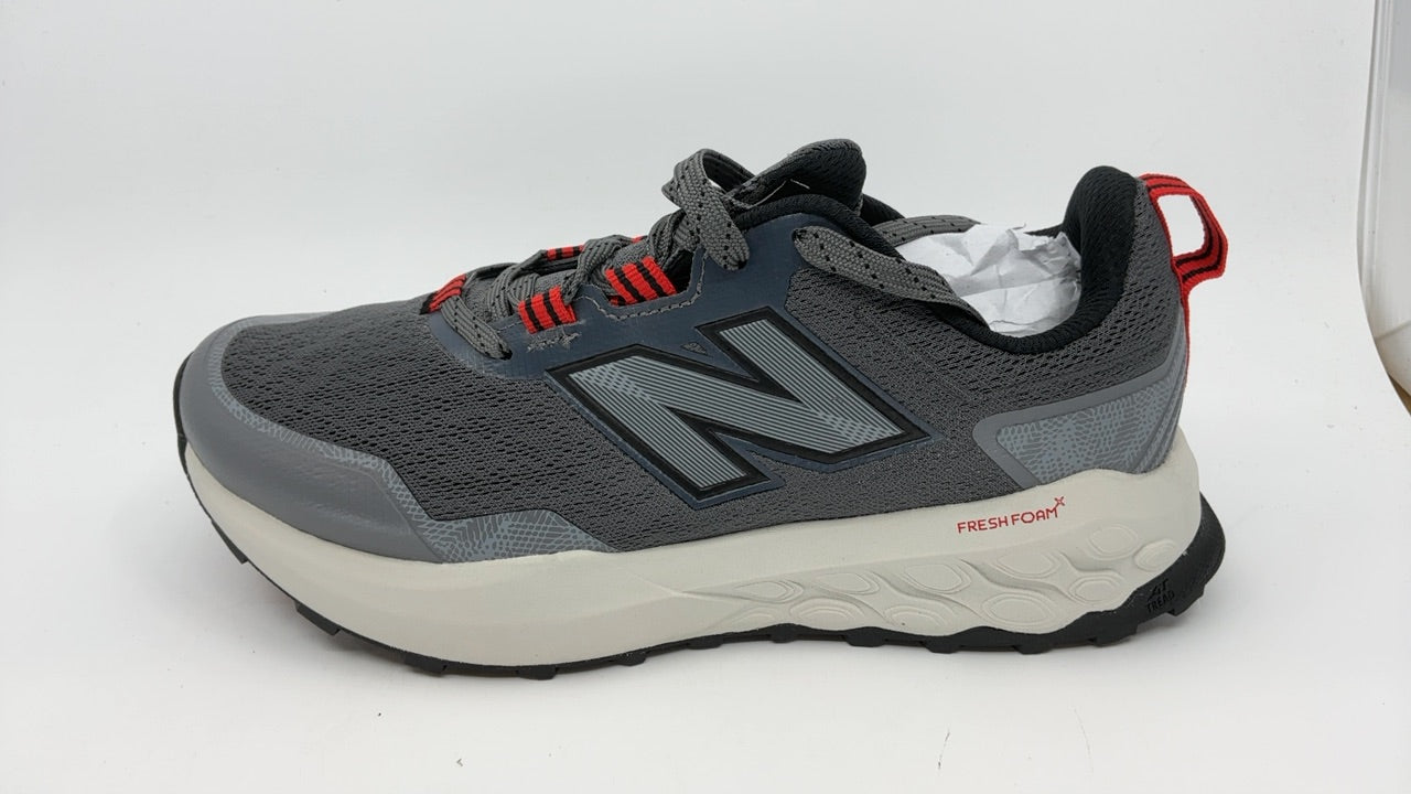 New Balance Men's Fresh Foam X Garoé V2 Trail Running Shoe, Castlerock/True Red/Slate Grey, 9 X-Wide - Image 6