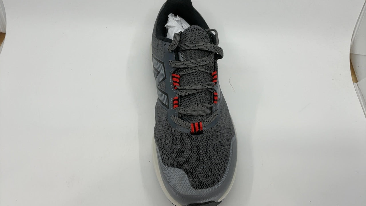 New Balance Men's Fresh Foam X Garoé V2 Trail Running Shoe, Castlerock/True Red/Slate Grey, 9 X-Wide - Image 8