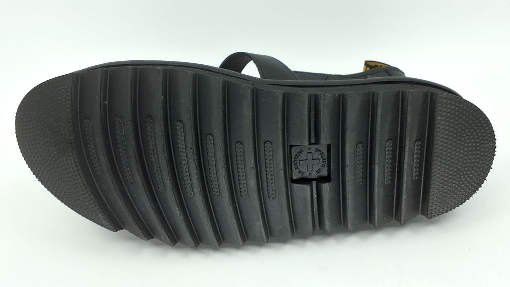 Dr. Martens Women's Blaire Fisherman Sandal, Black Hydro Leather,