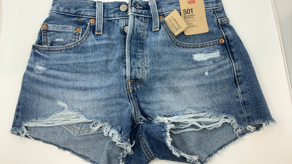 Levi's Women's 501 Original Shorts (Also Available in Plus), (New) Blow Big Horns, 26 - Image 4