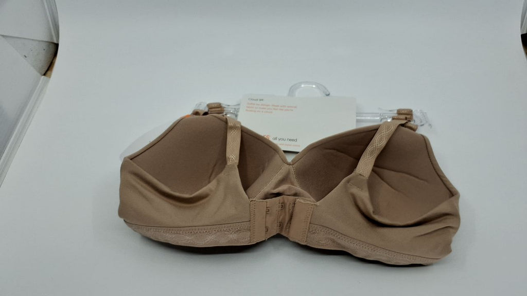 Warner's Women's Cloud 9 Super Soft Wireless Lightly Lined Comfort Bra 1269, Toasted Almond, 32C - Image 7