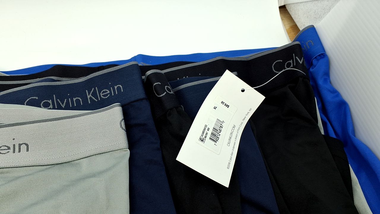 Calvin Klein Men's Micro Stretch 7-pack Boxer Brief, 2 Black, 2 Blue Shadow, 2 Medium Grey, 1 Cobalt Water, X-Large - Image 7