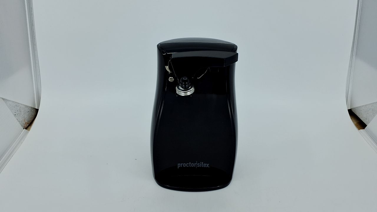 Proctor Silex Power Electric Automatic Can Opener for Kitchen with Knife Sharpener, Twist-off Easy-Clean Lever, Cord Storage, Black (75217PS) - Image 7