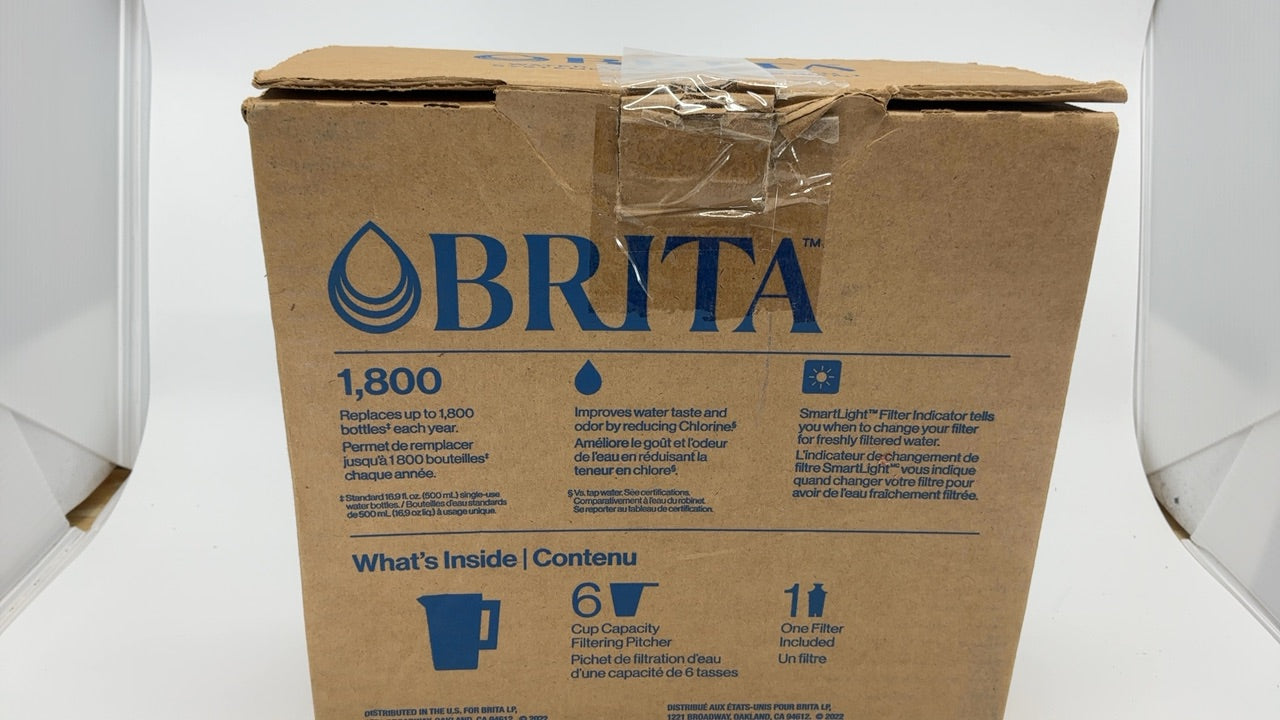 Brita Metro Water Filter Pitcher with SmartLight Change Indicator, BPA-Free, Replaces 1,800 Plastic Water Bottles a Year, Lasts Two Months, Includes 1 Filter, Small - 6-Cup Capacity, Turquoise - Image 8