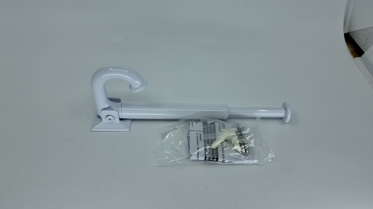 Franklin Brass Pure White Square Extend-a-Hook - Image 6