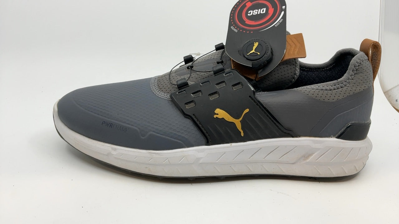 PUMA Men's Ignite Articulate Disc Golf Shoe, Quiet Shade Team Gold Black, 10.5 - Image 6