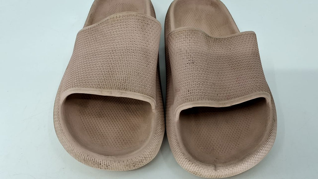 Kids Cloud Slides Pink 13 Little Kid Open Toe Sandals w/ Thick Sole
