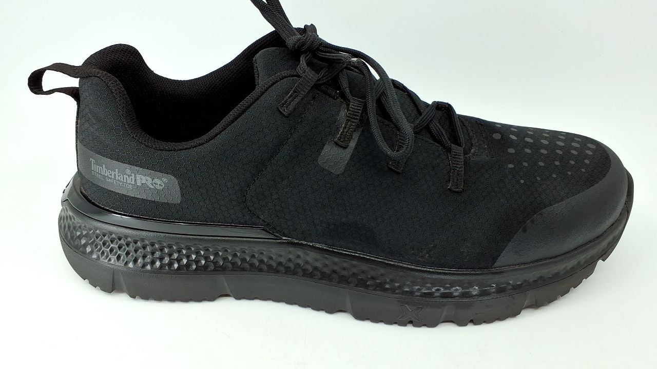 Men's Timberland PRO Intercept Steel Safety Toe Athletic Shoe Black 10.5M