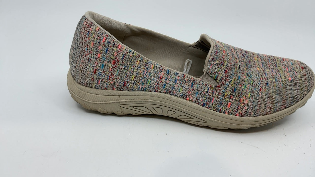 Skechers Women's Reggae Fest-Wicker-Engineered Knit Twin Gore Slip on (Willows) Loafer Flat, Taupe, 7 - Image 2