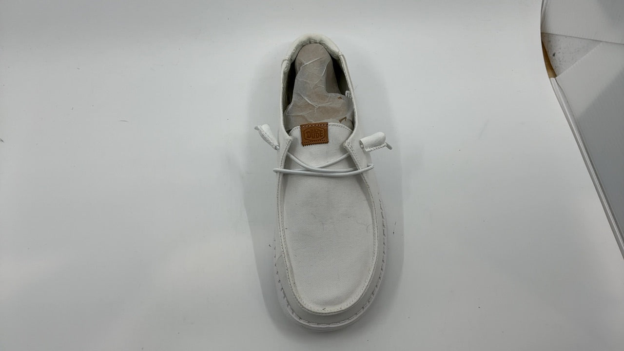 HEYDUDE Women's Wendy Canvas White - Image 7
