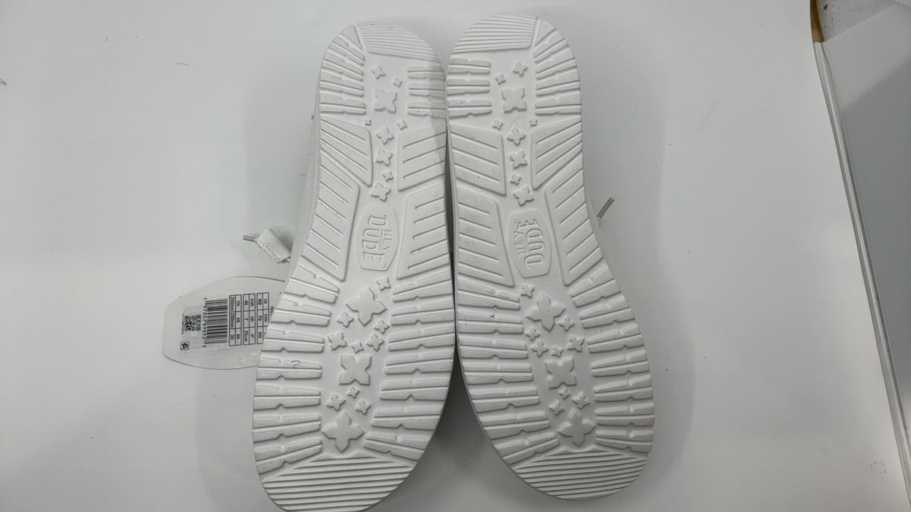 HEYDUDE Women's Wendy Canvas White - Image 9