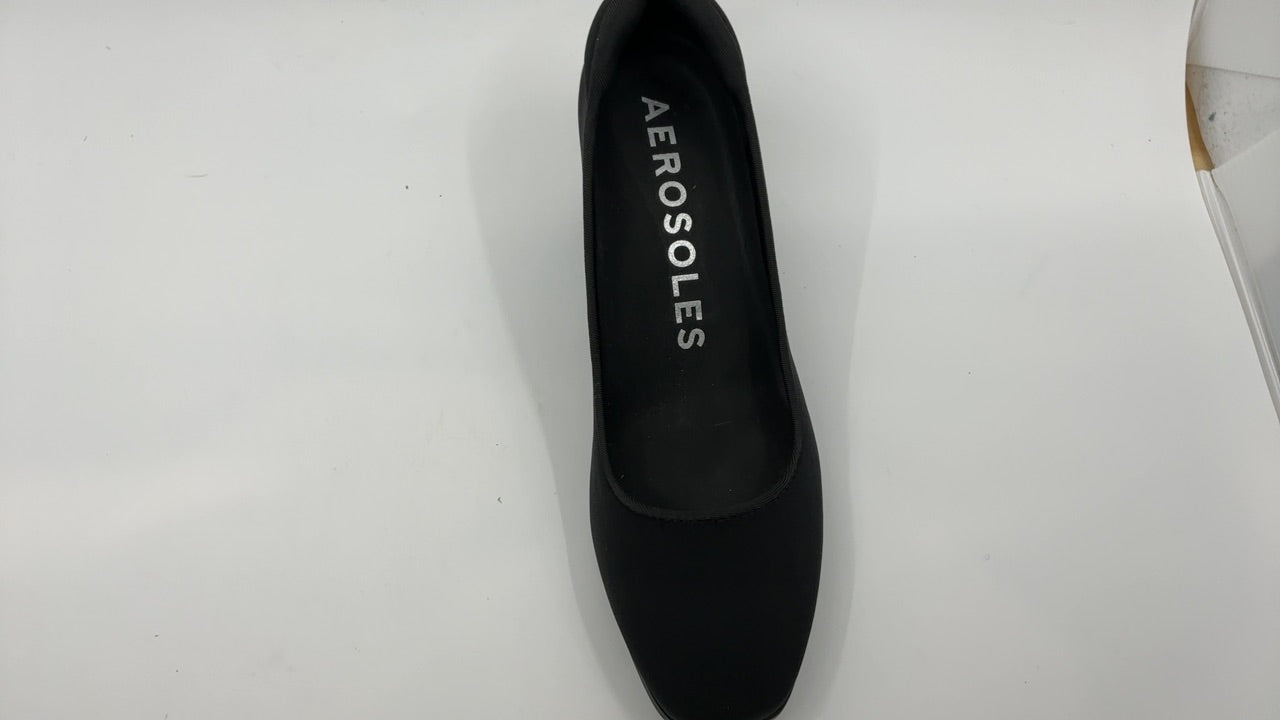 Aerosoles Casta Mid Heeled Pump, Black Stretch, 7.5W - Image 8