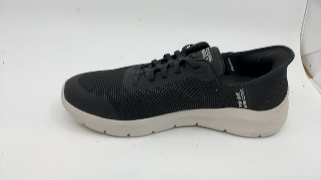 Skechers Women's Go Walk Flex Hands Free Slip-Ins - Grand Entry Sneaker, Black/White, 8.5 Wide US - Image 9