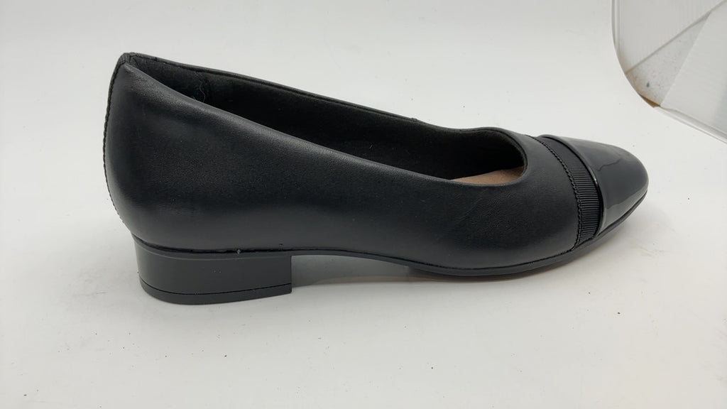 Clarks womens Juliet Monte Pump, Black Leather/Synthetic, 7 US - Image 2