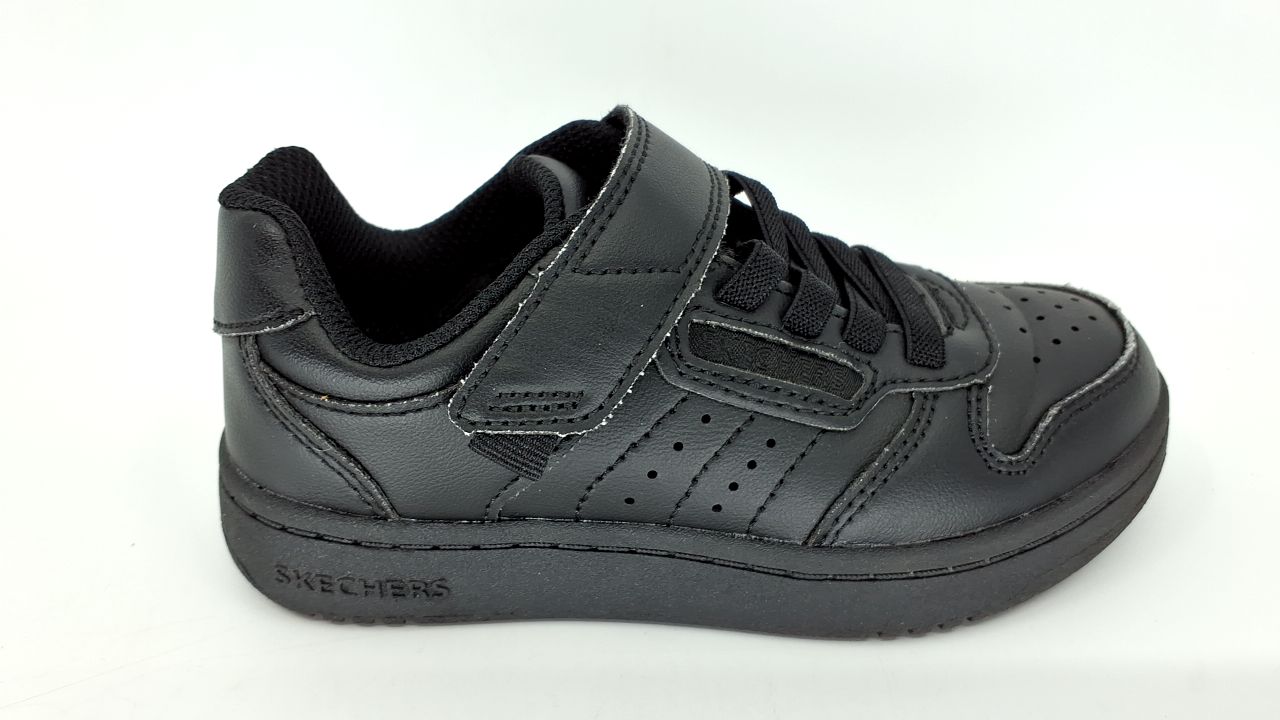 Skechers Kids Boy's Quick Street Sneaker, Black/Black, 10.5 Little Kid - Image 6