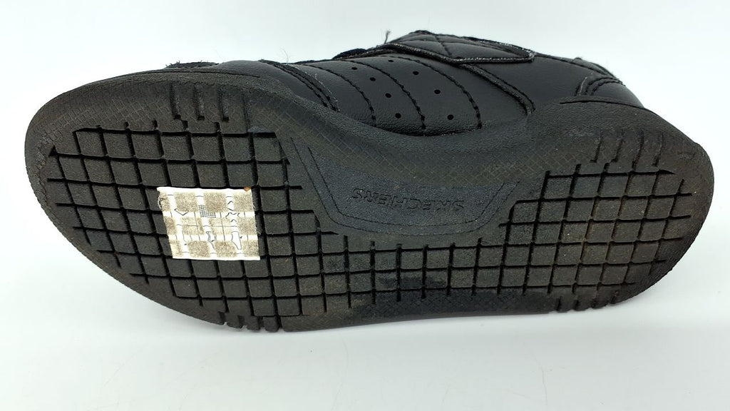Skechers Kids Boy's Quick Street Sneaker, Black/Black, 10.5 Little Kid - Image 8