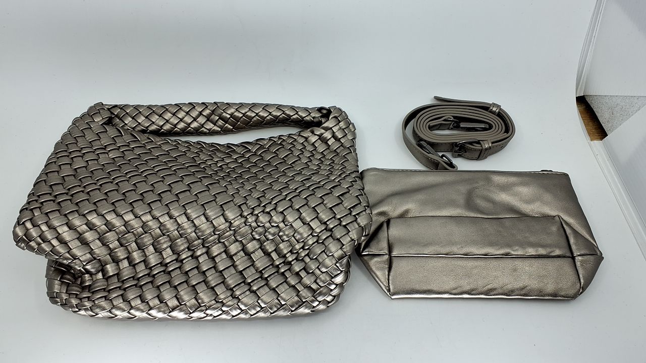 Woven Leather Top-handle Bags for Women Hand Woven Tote Handbag Designer Travel Shoulder Bucket Purse Handmade Fashion Hobo Bag - Image 6