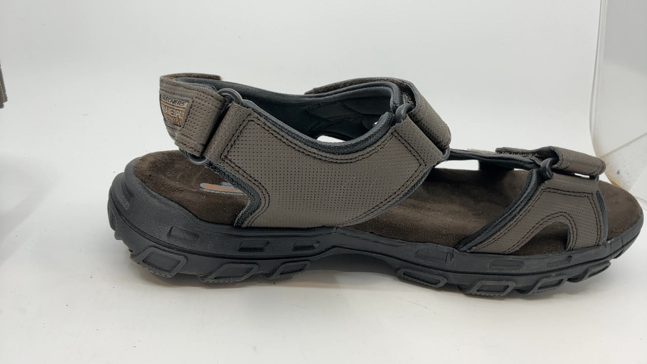 Skechers mens Louden sandals, Brown, 12 US - Image 5