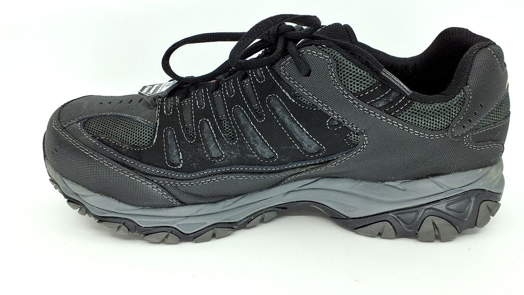 Skechers Men's Cankton Steel Toe Construction Shoe – Electrical Hazard Rated, Memory Foam, Black/Charcoal, 13 Wide - Image 3