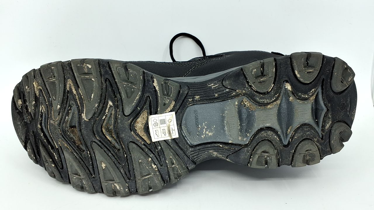 Skechers Men's Cankton Steel Toe Construction Shoe – Electrical Hazard Rated, Memory Foam, Black/Charcoal, 13 Wide - Image 4