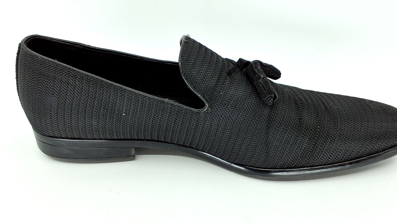 Stacy Adams Men's Tazewell Tassel Slip-On Loafer, Black, 10 M US - Image 2