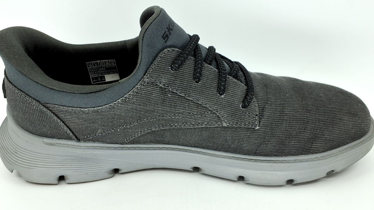 Skechers USA Men's Men's Arch Fit Garza-Thaddeus Bungee, Char (Charcoal), 10 - Image 2