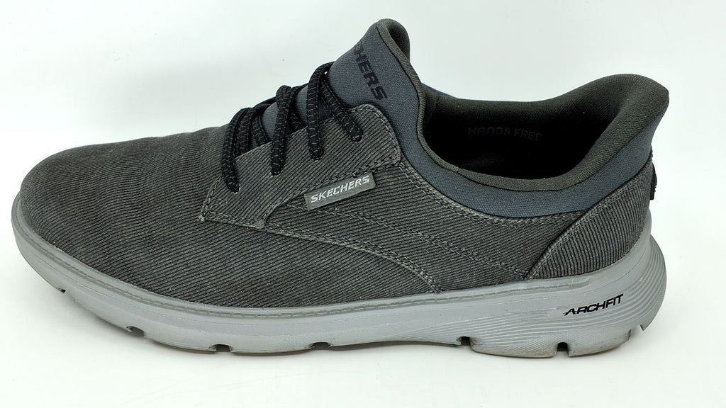 Skechers USA Men's Men's Arch Fit Garza-Thaddeus Bungee, Char (Charcoal), 10 - Image 3