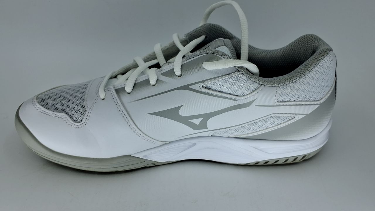 Mizuno Break Shot 5 AC Women's Racquet Sports Shoe Tennis, White/Ultimate Grey, 9.5 - Image 3